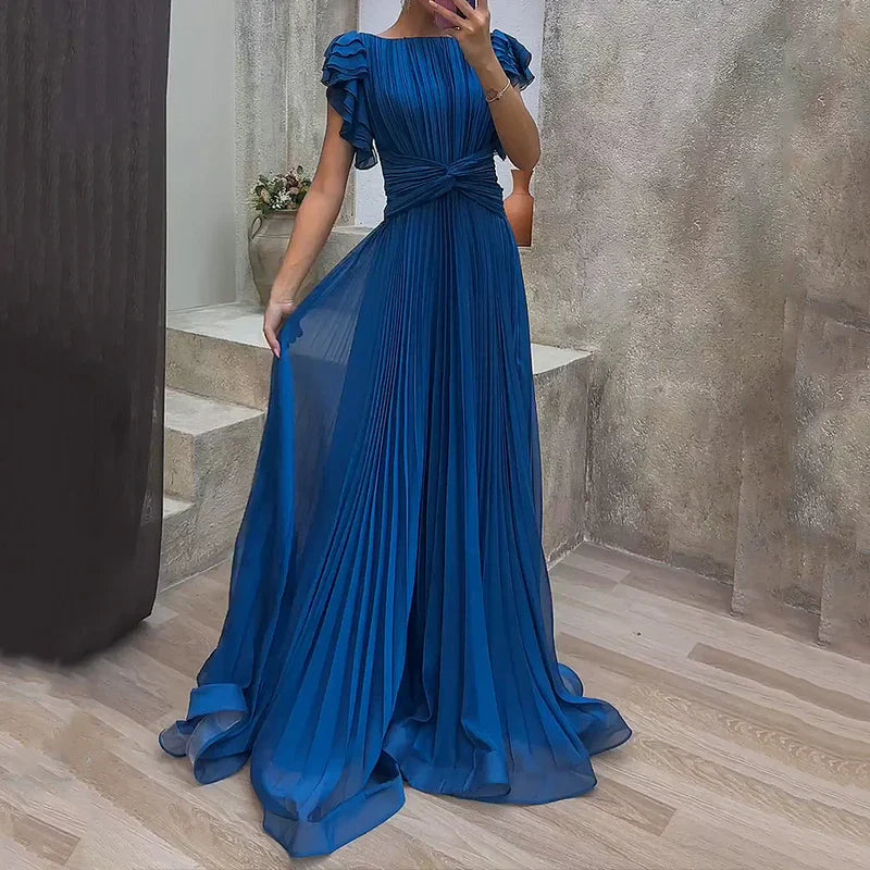 Amaris | Vestido de noche plisado