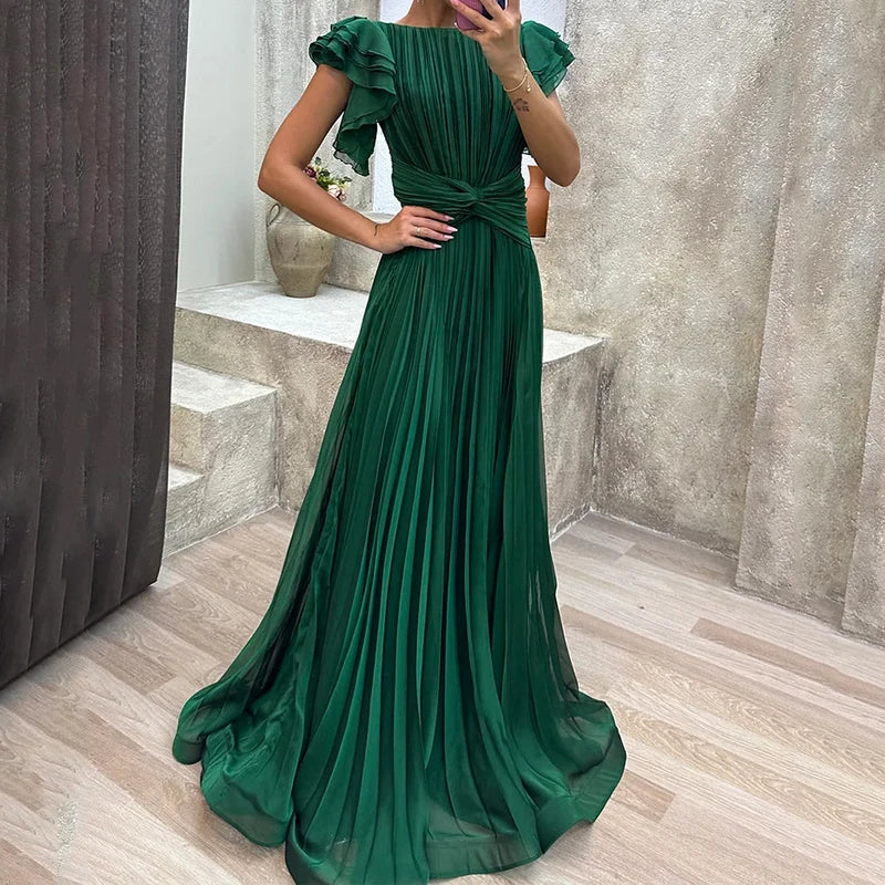 Amaris | Vestido de noche plisado