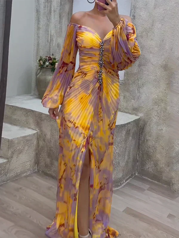 Mireia | Vestido floral elegante con escote en V