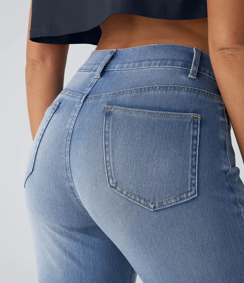 Elise | Pantalones de cintura alta elásticos y cómodos