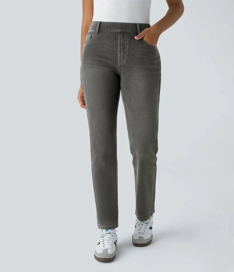 Elise | Pantalones de cintura alta elásticos y cómodos