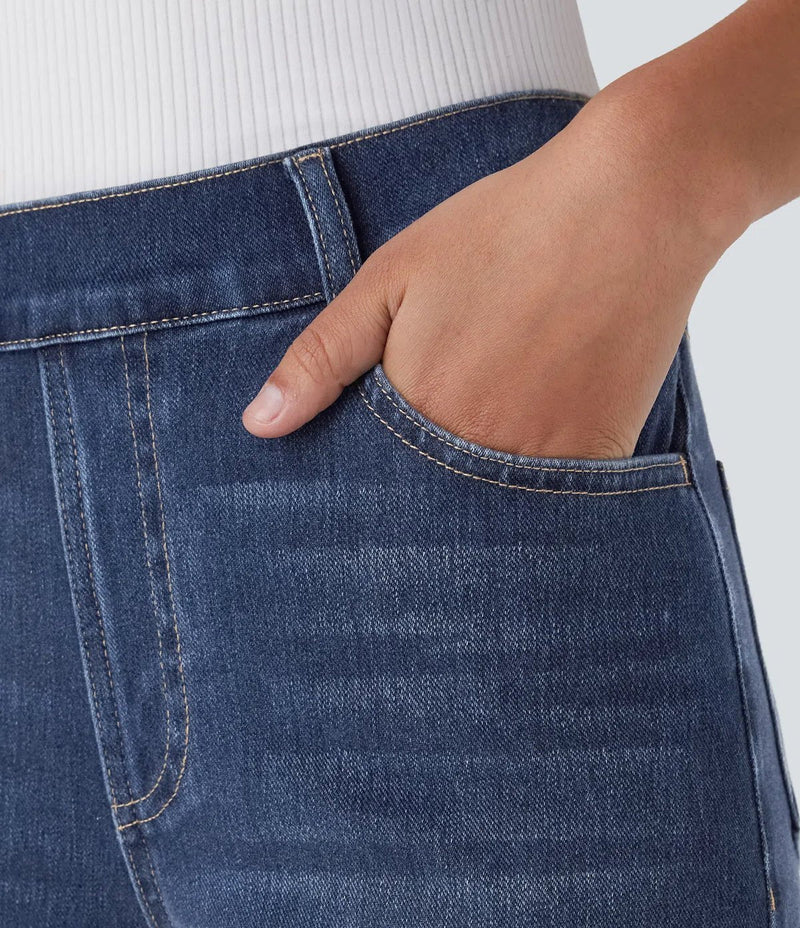 Elise | Pantalones de cintura alta elásticos y cómodos