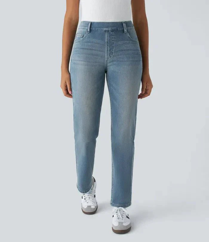 Elise | Pantalones de cintura alta elásticos y cómodos