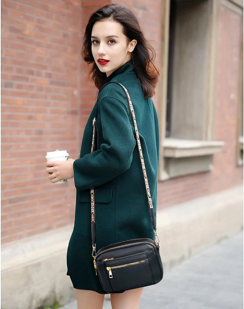 Silvia | Bolso de hombro de piel fina