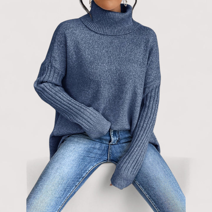Laila | Suéter de cuello alto extragrande