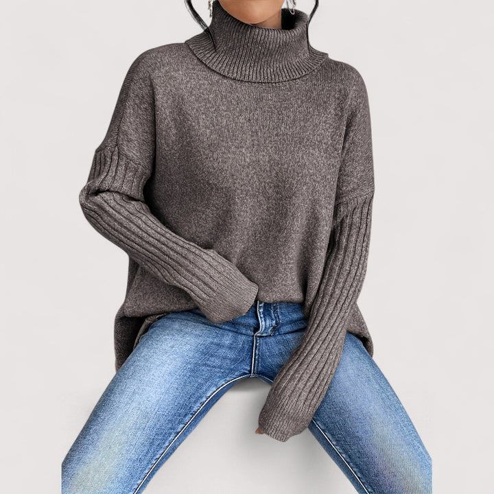 Laila | Suéter de cuello alto extragrande