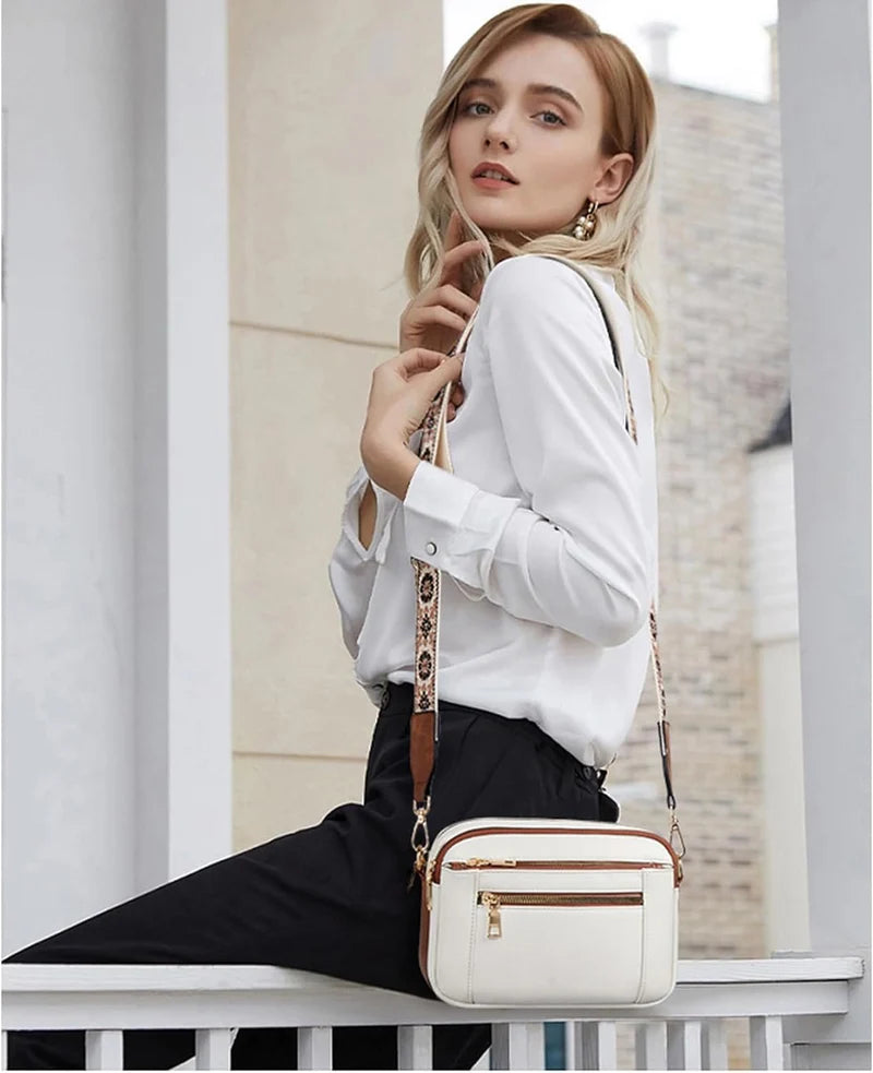 Silvia | Bolso de hombro de piel fina