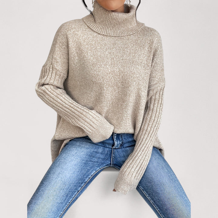 Laila | Suéter de cuello alto extragrande