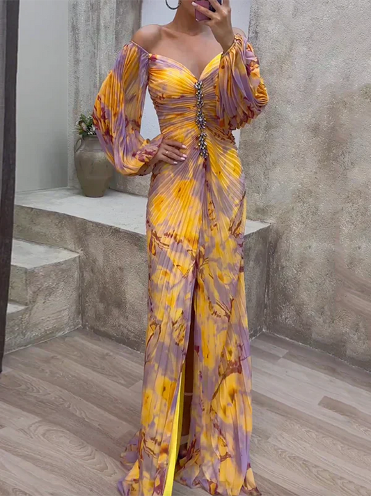 Mireia | Vestido floral elegante con escote en V