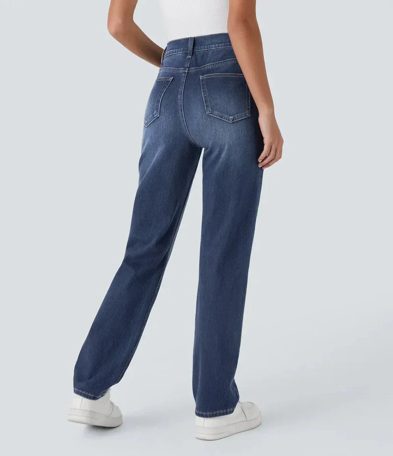 Elise | Pantalones de cintura alta elásticos y cómodos