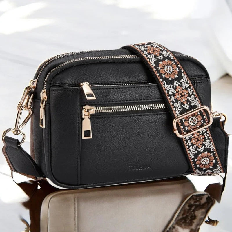 Silvia | Bolso de hombro de piel fina